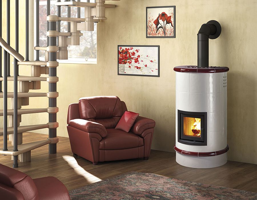 keramikas kamīnkrāsns la stubetta rondo 3