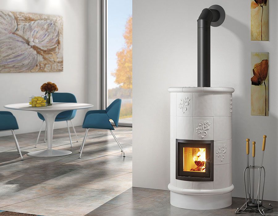 keramikas kamīnkrāsns la stubetta rondo 8