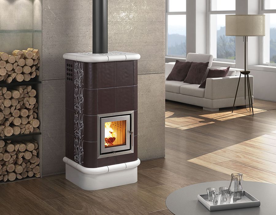 keramikas podiņu kamīnkrāsns la stubetta quadra 4