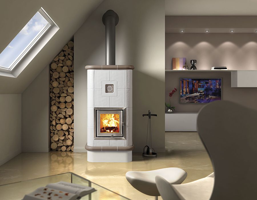 keramikas podiņu kamīnkrāsns la stubetta quadra 5