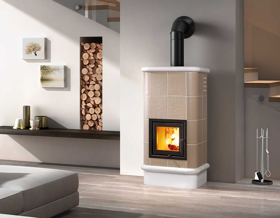 keramikas podiņu kamīnkrāsns la stubetta quadra 6