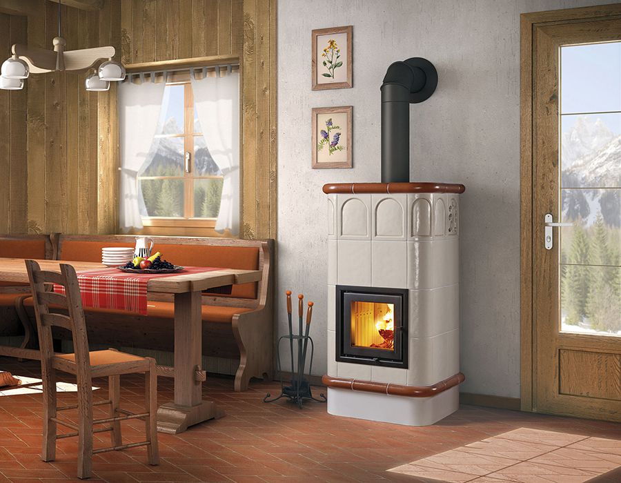 keramikas podiņu kamīnkrāsns la stubetta quadra 8