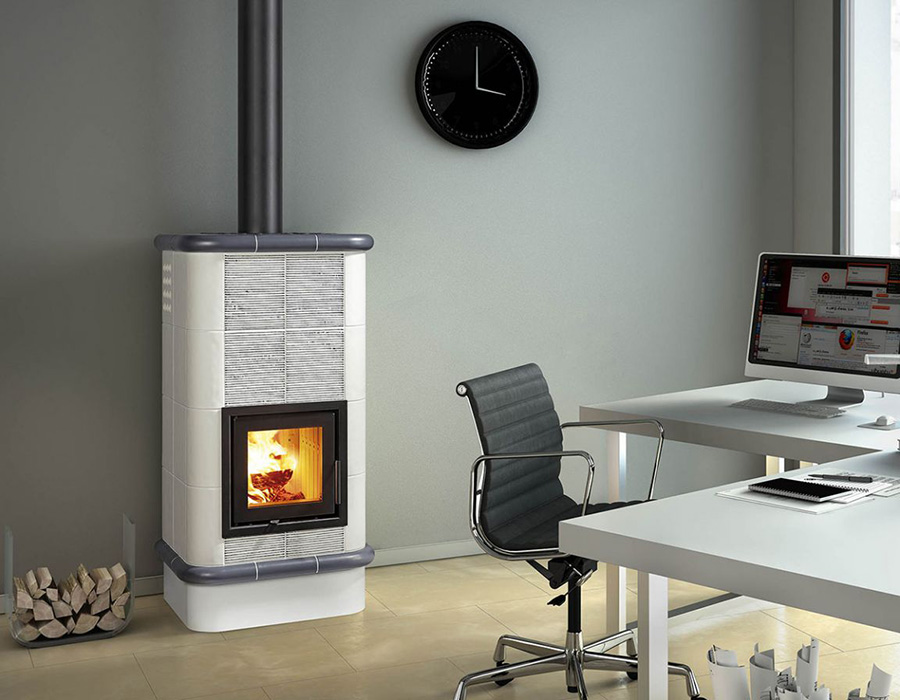 keramikas podiņu kamīnkrāsns la stubetta quadra 9