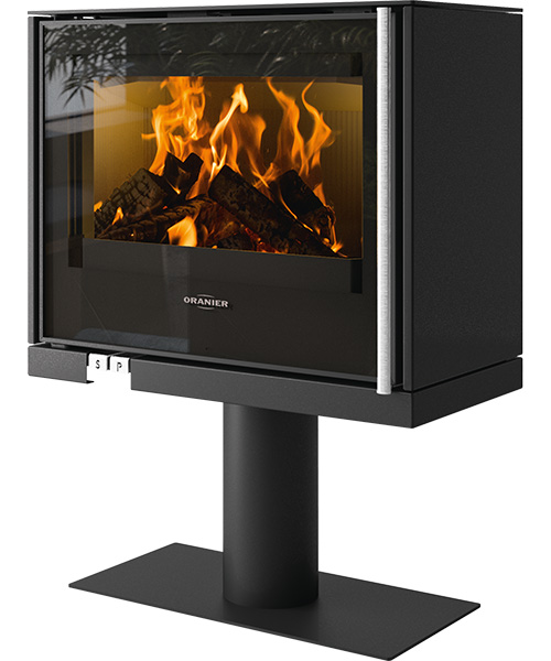 dizaina kamīni oranier ziva ar augstu stendu - kāju