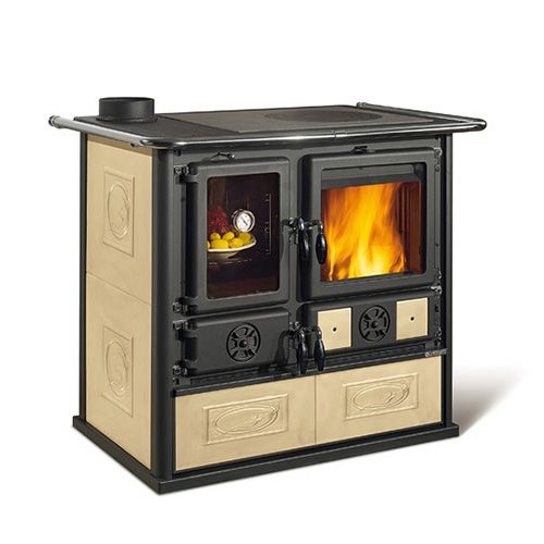 malkas plītis la nordica rosa sinistra reverse ar krēma krāsas keramikas apdari