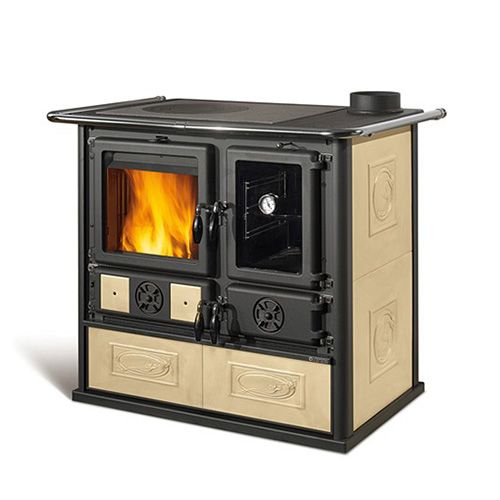 malkas plītis la nordica rosa reverse ar krēma krāsas keramikas apdari