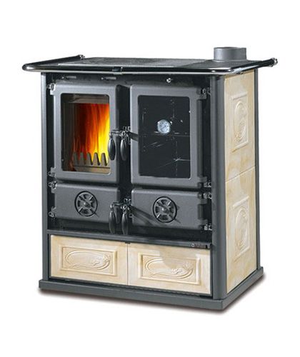 malkas plītis la nordica rosetta bii ar krēma krāsas keramikas apdari