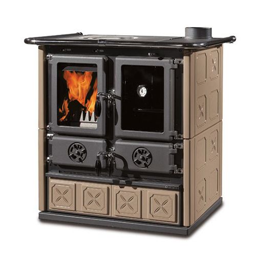 malkas plītis la nordica rosetta maiolica bii ar tortora krāsas keramikas apdari