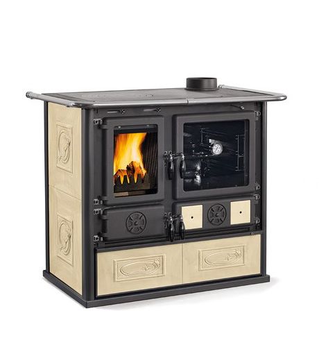 malkas plītis la nordica rosa 4.0 liberty ar krēma krāsas keramikas apdari